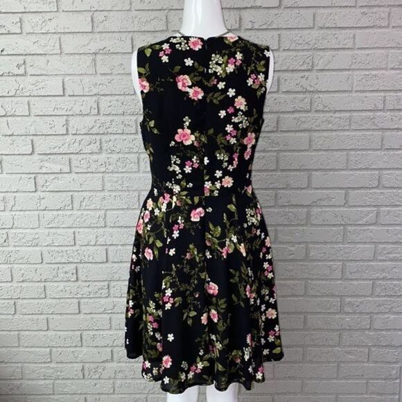 Maison Jules Floral Sleeveless Shift Dress Size 4 - Picture 4 of 10